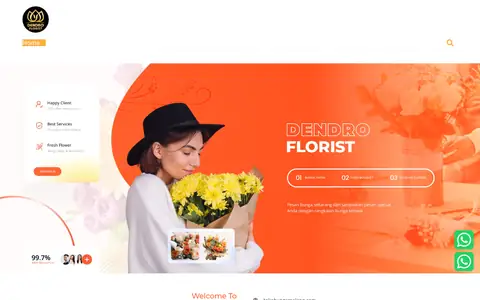 Website Dendro Florist