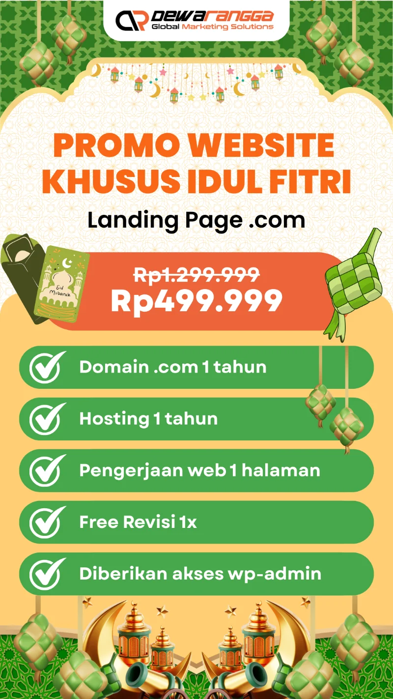 Paket Promo Website Lebaran 2026